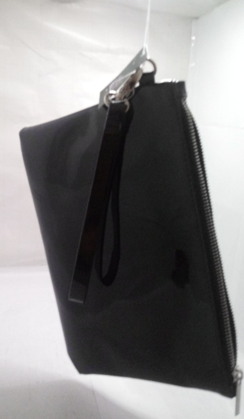 Wild fable Black zip top wristlet handbag